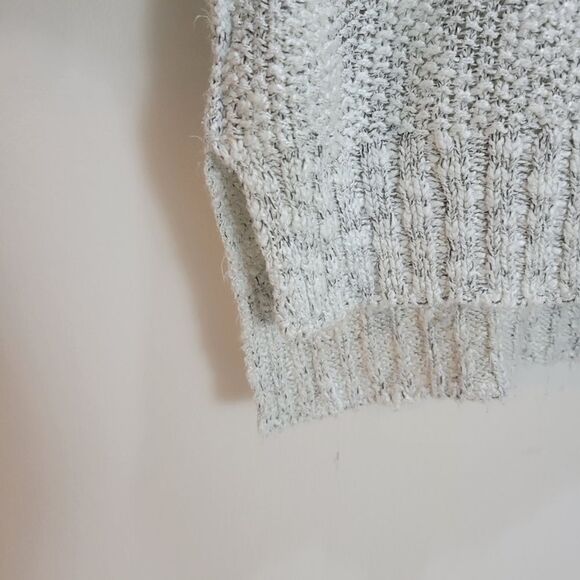 Lush Gray Knit Oversized Cowl Neck Sweater - Picture 4 of 9